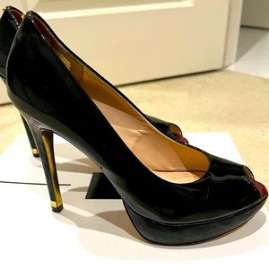 Ted Baker London peep toe heels